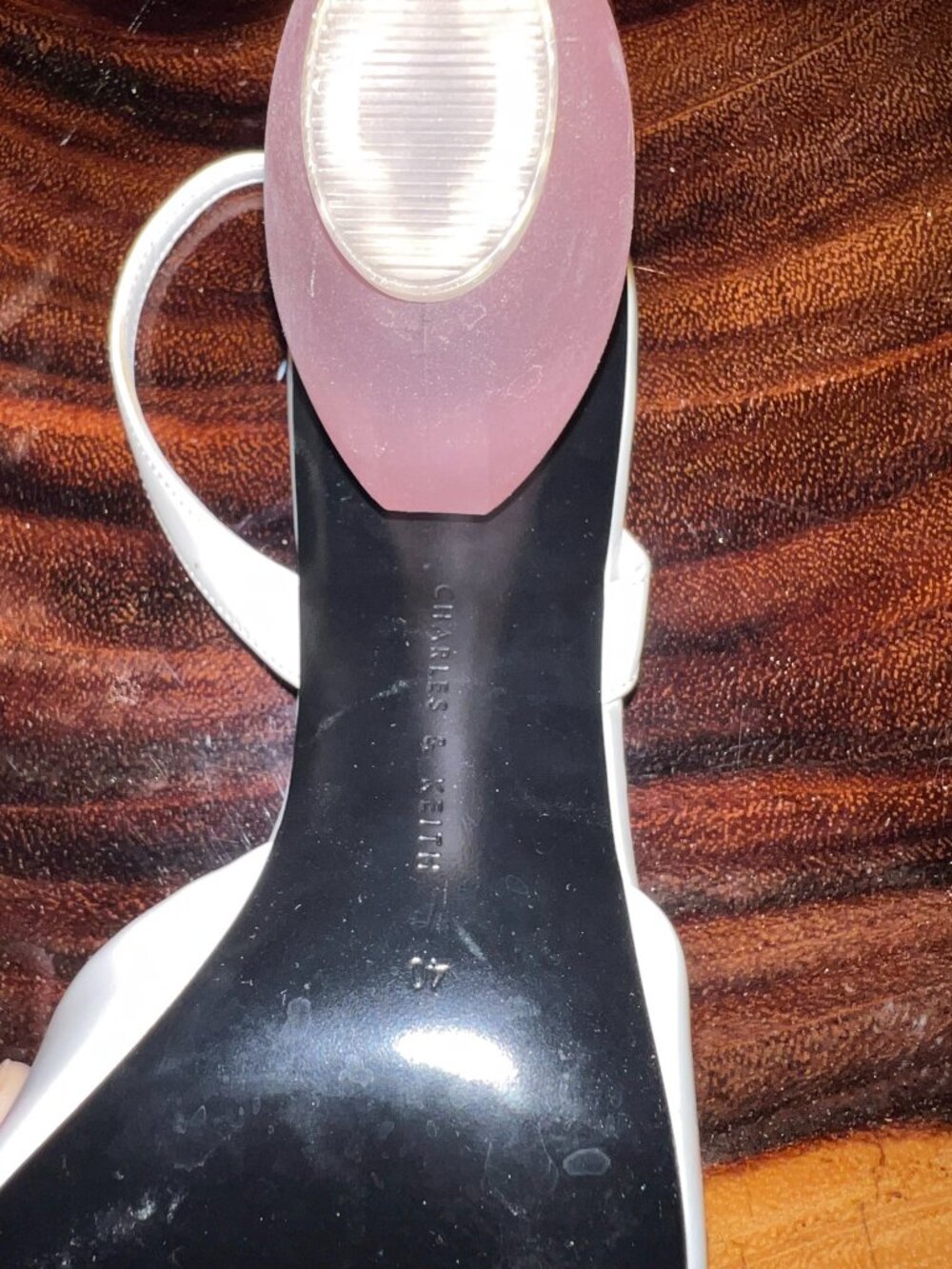 Charles and Keith Love slingback heart shaped heels - Picture 5 of 12